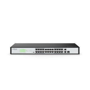 SWITCH INTLEBRAS NAO GERENCIAVEL 24 PORTAS FAST ETHERNET POE + 2P GIGABIT E 1P SFP COMBO SKD SF 2421 POE - 4760075
