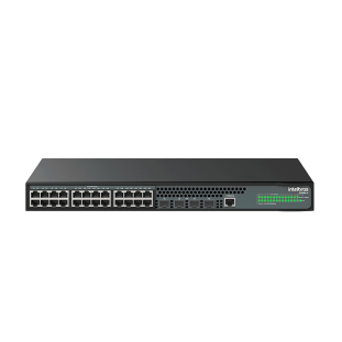 SWITCH IINTELBRAS GERENCIAVEL 24 PORTAS GIGABIT E 4 PORTAS SFP + 4P SFP 1000 BASE-X S2328G-A - 4760106 - FR