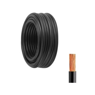 CABO DE BATERIA POMPEIA 16MM CRISTAL PRETO (25M) - 21.01.016.12.03