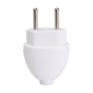 PLUGUE DESMONTAVEL DANEVA 2P 10A 250V BRANCO - DN1593