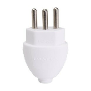 PLUGUE DESMONTAVEL DANEVA 2P+T 20A 250V BRANCO - DN1616