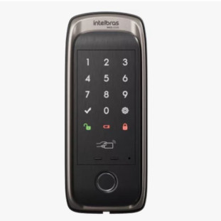 FECHADURA SMART DE SOBREPOR INTELBRAS C/ BIOMETRIA MFD 2020 CHAMPANHE - 4670051