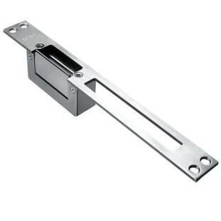 FECHO ELETRICO HDL 12V FEC-91 LA ESPELHO LONGO TRINCO AJUSTAVEL P/ PORTA - 90.01.03.080