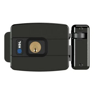 FECHADURA ELETRICA HDL C-90 STD ABRE P/ DENTRO FIXA PRETA - 90.01.03.041