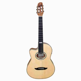 VIOLAO NAILON ELETROACUSTICO GIANNINI PERFORMANCE GNF-3 CEQ NATURAL SATIN (NS) CANHOTO - 23950