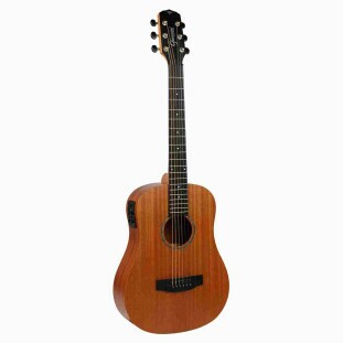 VIOLAO AÇO TRAVEL ELETROACUSTICO GIANNINI PERFORMANCE GTG-36S EQ WALNUT SATIN (WS) - 24672