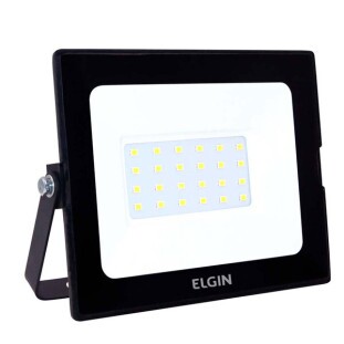 REFLETOR LED ELGIN PROJETOR 30W 6500K BRANCA FRIA BIVOLT - 48RLED30HP00