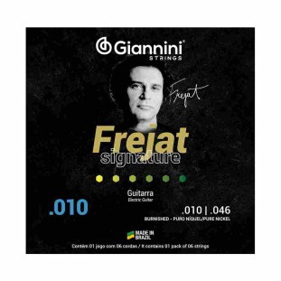ENCORDOAMENTO PARA GUITARRA GIANNINI SIGNATURE FREJAT SSGPNFJ (.010 - .046) - 20752