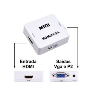 CONVERSOR HDMI XCELL X VGA C/ AUDIO P2 - XC-MC-03