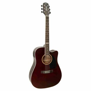 VIOLAO AÇO ELETROACUSTICO GIANNINI PERFORMANCE GF-1D CEQ TRANSLUCENT DARK WINE (TDW) - 22906