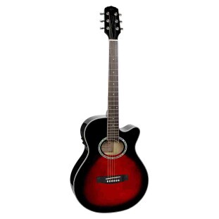 VIOLAO AÇO ELETROACUSTICO GIANNINI PERFORMANCE GSF-1D CEQ BROWN RED BURST (BRB) - 23907