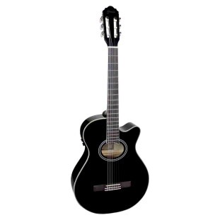 VIOLAO NAILON ELETROACUSTICO GIANNINI PERFORMANCE GNF-1D CEQ BLACK (BK) - 23739