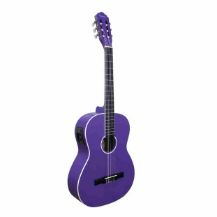 VIOLAO ELETROACUSTICO NAILON GIANNINI START N-14 EQ PURPLE SATIN (PPS) - 27090