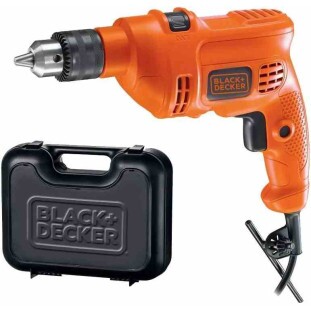 FURADEIRA DE IMPACTO BLACK+ DECKER 3/8" (10MM) 560W 127V COM MALETA - TM500KBR