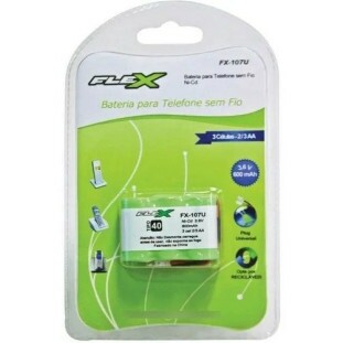 BATERIA PARA TELEFONE FLEX GOLD SEM FIO AA 3,6V 400MAH - FX-107U