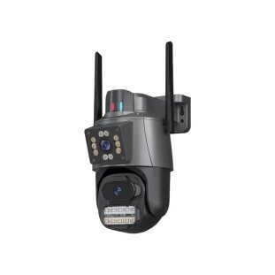 CAMERA INTELIGENTE XCELL IP WI-FI GIRATORIA FULL COLOR LENTE DUPLA 6MP ICSEE - XC-CW-03