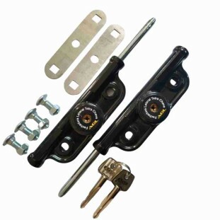 FECHADURA AGL TRAVA LATERAL TETRA CHAVE PRETA - 1302017