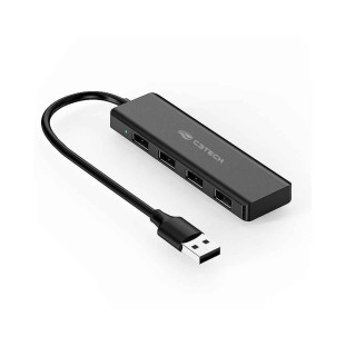 HUB USB C3TECH 2.0 4 PORTAS HU-230BK - 313020750100