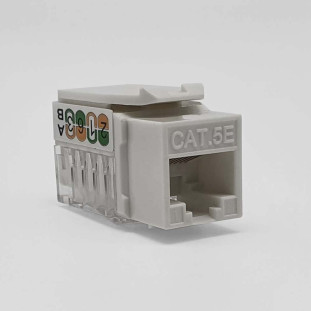 CONECTOR KEYSTONE PLUS CABLE RJ45 CAT5E 180 GRAUS LA-K50 - 448020060100