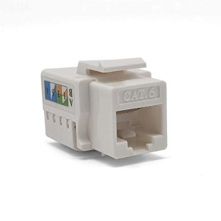 CONECTOR KEYSTONE PLUS CABLE RJ45 CAT6 90 GRAUS LA-K61 - 448020090100