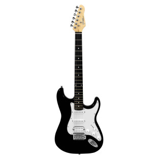 GUITARRA ELETRICA GIANNINI G-101 BLACK COM ESCUDO WHITE (BK/WH) - 19602