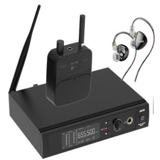 SISTEMA DE MONITOR PESSOAL AKG SEM FIO PROFISSIONAL WP300 IEM - 28950544