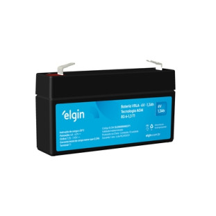 BATERIA SELADA ELGIN VRLA 6V 1,3AH (EG 6-1,3 T1) - 82371