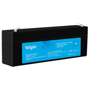 BATERIA SELADA ELGIN VRLA 12V 2,3AH (EG 12-2,3 T1) - 82369