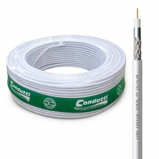 CABO COAXIAL CONDUTTI SERIE 59CEL (S) 75OHM 67% (100M) - 7899658704490