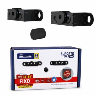 SUPORTE PARA TV MULTIVISAO UNIVERSAL FIXO 14'' A 84'' -  U-1000