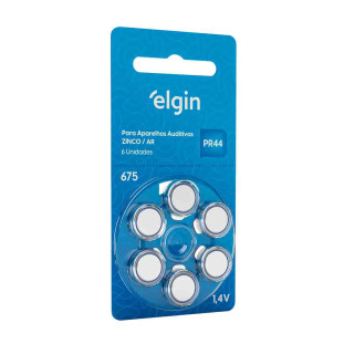 BATERIA AUDITIVA ELGIN 675 PR44 C/6 - 82420