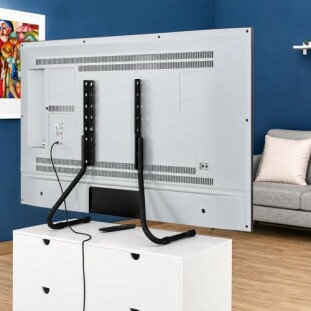 SUPORTE PARA TV MULTIVISAO UNIVERSAL MESA 32'' A 75 '' PRETO - STAND200-PR