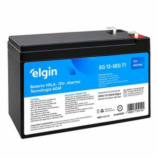 BATERIA SELADA ELGIN VRLA 12V ALARME (EG 12-SEG T1) - 82315