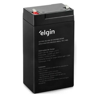 BATERIA SELADA ELGIN VRLA 4V 4AH (EG 4-4 T1) - 82416