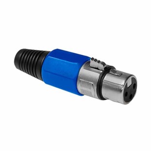 PLUG CANNON FEMEA AZUL - JCCN0006