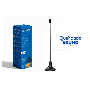 ANTENA DIGITAL AQUARIO INTERNA UHF/HDTV CABO 2,5M - DTV-50