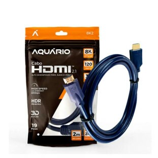 CABO HDMI AQUARIO 2.1 8K 2M S/ FILTRO - 8K2