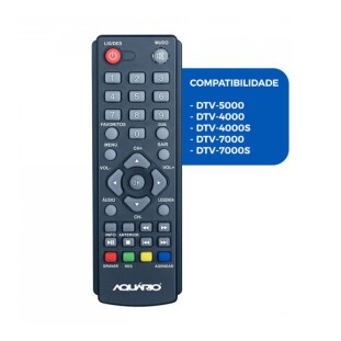 CONTROLE P/ CONVERSOR AQUARIO DTV-4000 (ORIGINAL) - ACE-DTV40CNT