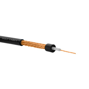 CABO MICROFONE MULTCABO 1X0.32MM PRETO (100M) - 00212200