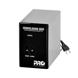 MODULADOR AGIL PROELETRONIC VHF UHF CATV CFTV - PQMO-2600G2