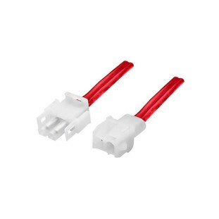 CHICOTE 2 VIAS 1MM MACHO X FEMEA 27CM 25A Ø:3,0X7,0MM - 8.1.259