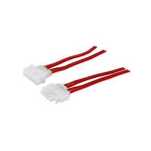 CHICOTE 4 VIAS 1MM MACHO X FEMEA 27CM 25A Ø:3,0X7,0MM - 8.1.260