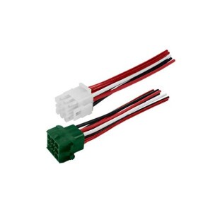 CHICOTE 9 VIAS 1MM MACHO X FEMEA 27CM 25A Ø:3,0X7,0MM - 008.0001.00261