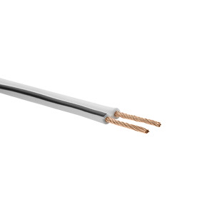 FIO PARALELO MULTCABO 2X0,32MM BRANCO COM TARJA PRETA (100M) - 22322209