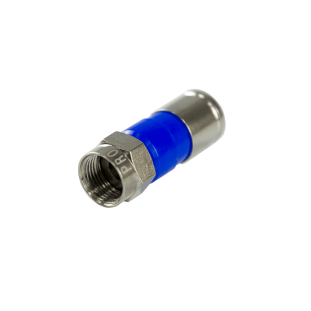 CONECTOR F RG06 PROELETRONIC DE COMPRESSAO PROFISSIONAL AZUL - CNF60012AZ