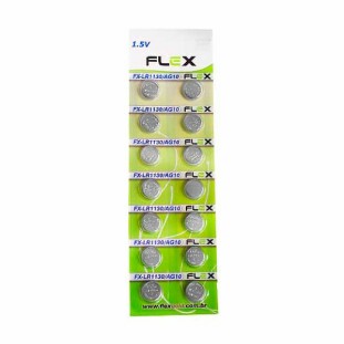 BATERIA LITHIUM FLEX GOLD 3V LR1130 C/14 - FX-LR1130