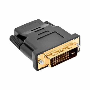 ADAPTADOR DVI MACHO 24+1 PINOS X HDMI FEMEA GOLD - ADAP0011