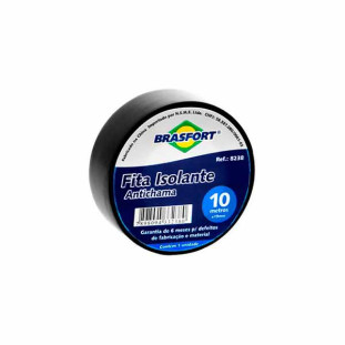 BRASFORT FITA ISOLANTE ANTICHAMA 10M - 8238