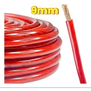 CABO DE BATERIA POMPEIA 9MM CRISTAL VERMELHO (25M) - 21.01.009.13.03