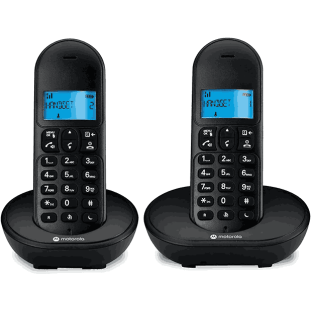 TELEFONE SEM FIO MOTOROLA COM RAMAL ADICIONAL MT150-2 COM VIVA VOZ - 110702 - FR